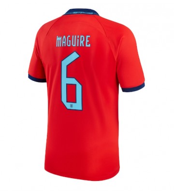 Lacne Muži Futbalové dres Anglicko Harry Maguire #6 MS 2022 Krátky Rukáv - Preč